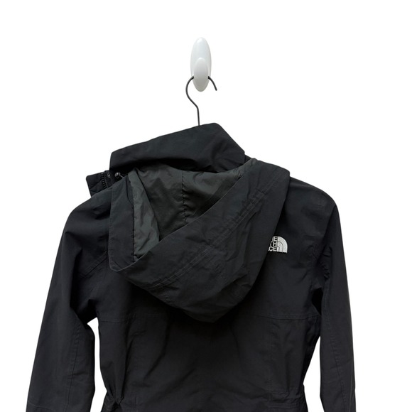 The‎ North Face Women Black Hooded Rain Jacket Water Repellent Size XS - Picture 7 of 9